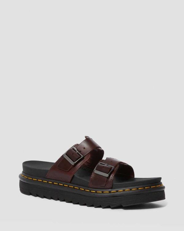 Chanclas Dr Martens Myles Brando Cuero Buckle Para Hombre DR0484S